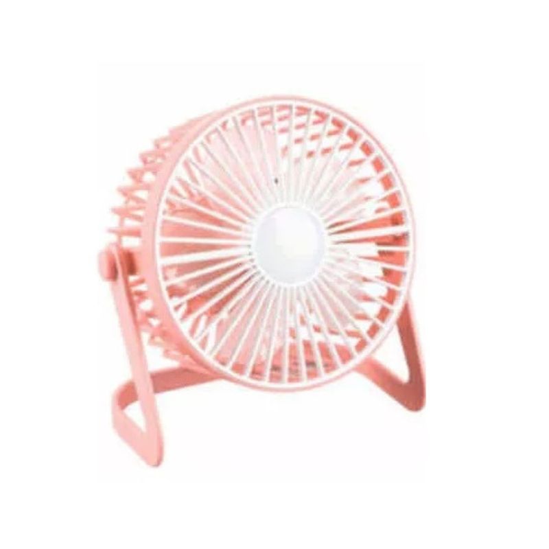 GENERICO - Ventilador De Mesa Recargable Usb 3 Velocidades