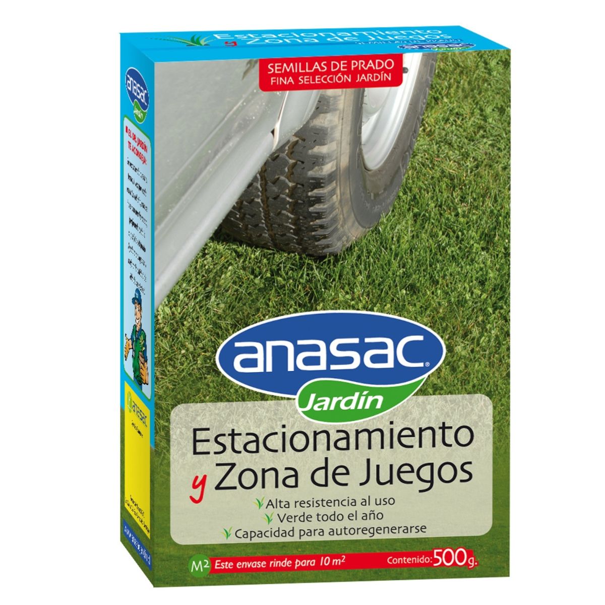ANASAC - Semilla mezcla estacionamiento 500 gr Anasac