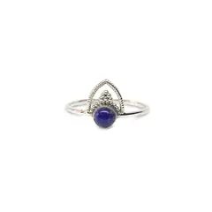 COGGIOLA - Anillo Prisha Piedra Lapislázuli Plata Fina 925