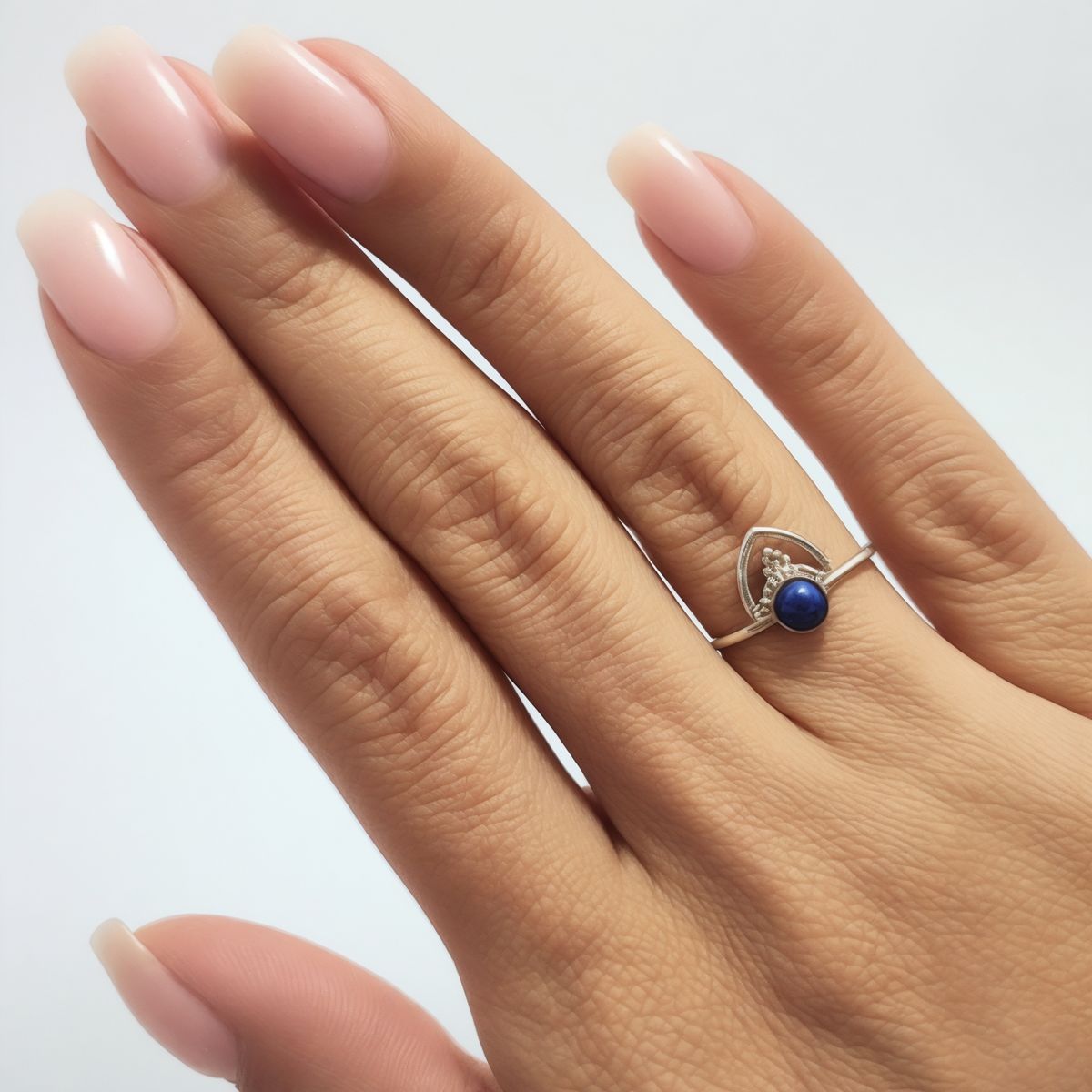 COGGIOLA - Anillo Prisha Piedra Lapislázuli Plata Fina 925