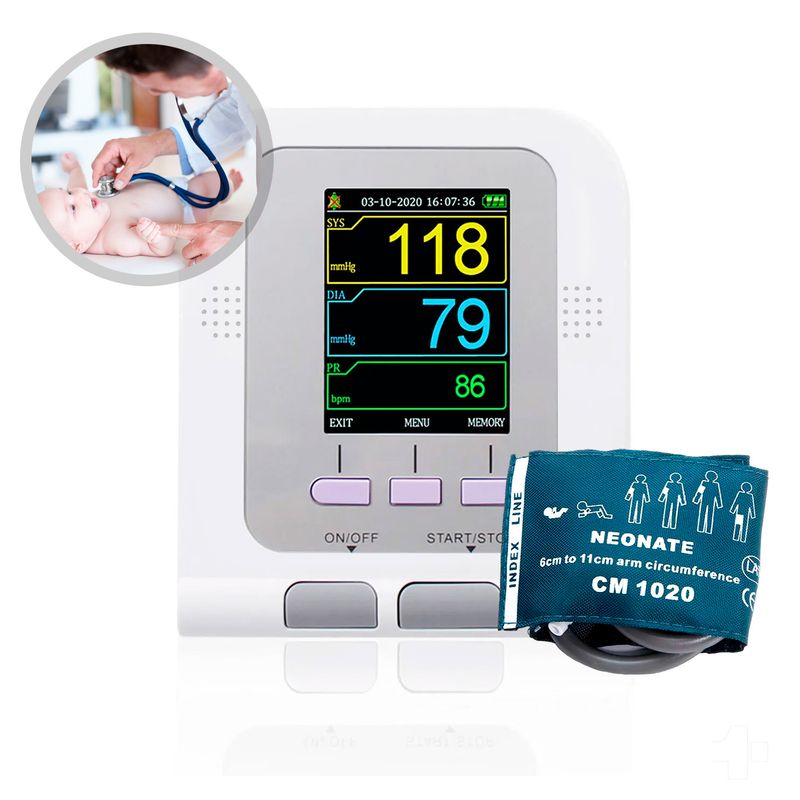 TOPMEDIC - Monitor Toma Presión Arterial Contec 08A BRZ Neonatal