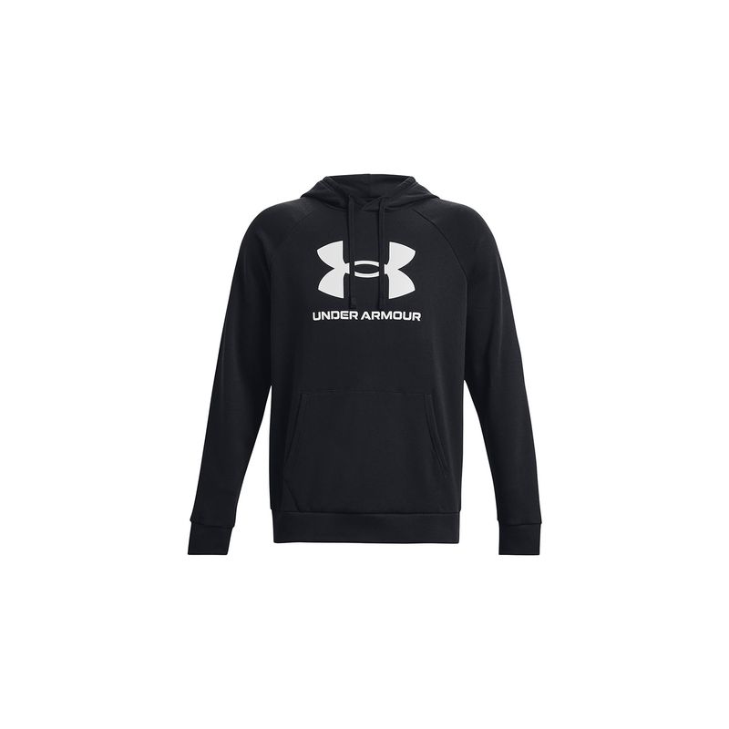 UNDER ARMOUR - Polerón UA Rival para hombre Negro UNDER ARMOUR