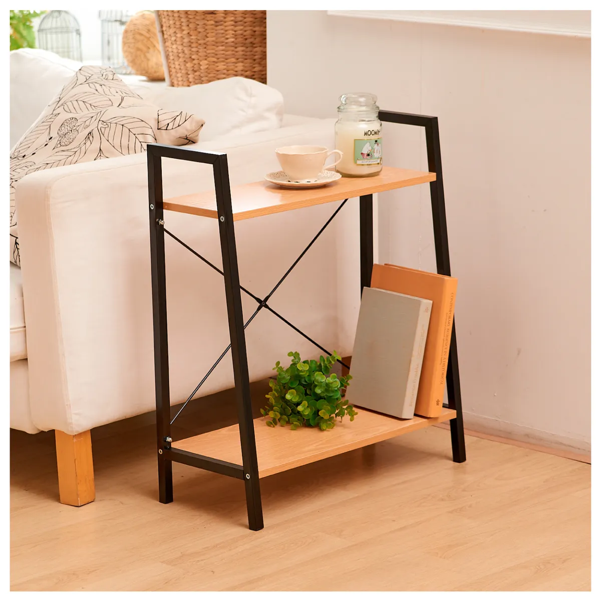 NOVAHUS - Mesa lateral Finlandia Roble