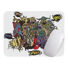 GENERICO - Mouse Pad monstruos - 17cm X 21cm D1