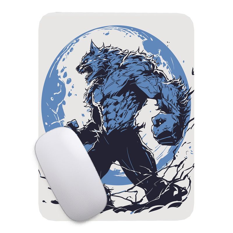 GENERICO - Mouse Pad monstruos hombre lobo - 17cm X 21cm D4