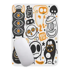 GENERICO - Mouse Pad monstruos - 17cm X 21cm D6