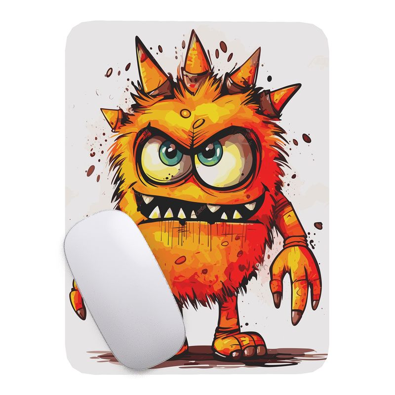 GENERICO - Mouse Pad monstruos - 17cm X 21cm D8