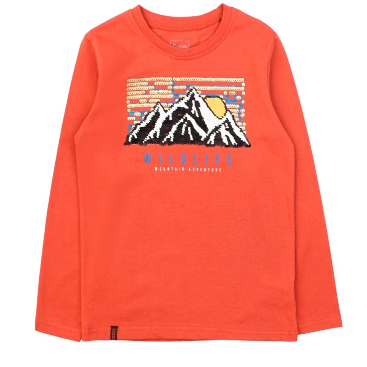 FICCUS - Polera Kids Niño Day To Day Naranjo