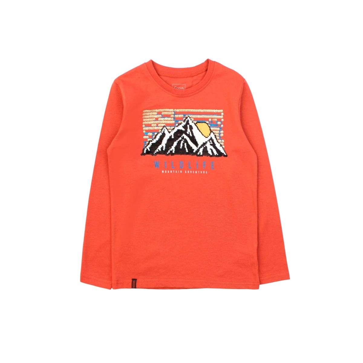 FICCUS - Polera Kids Niño Day To Day Naranjo