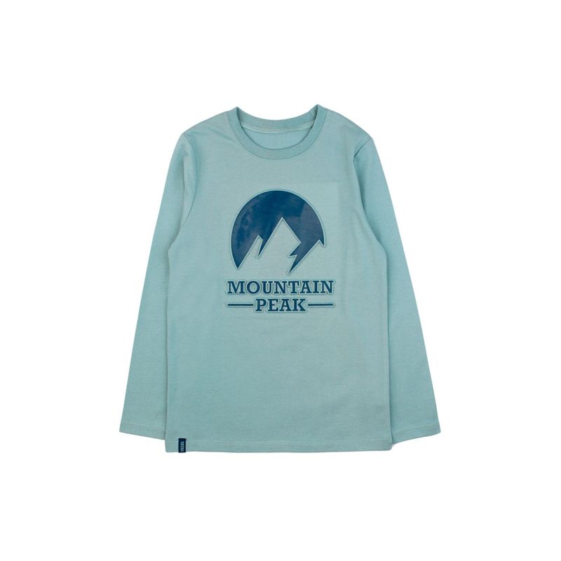 FICCUS - Polera Kids Niño Day To Day Verde Aguamarina