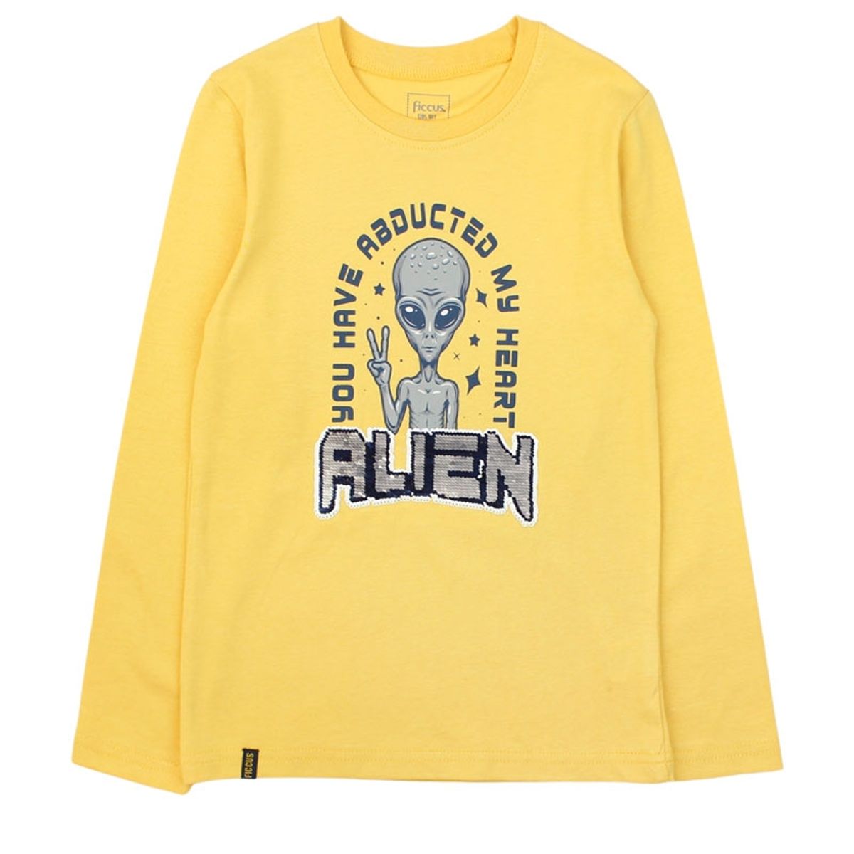 FICCUS - Polera Kids Niño Day To Day Amarillo