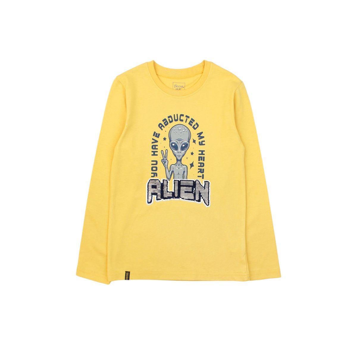 FICCUS - Polera Kids Niño Day To Day Amarillo
