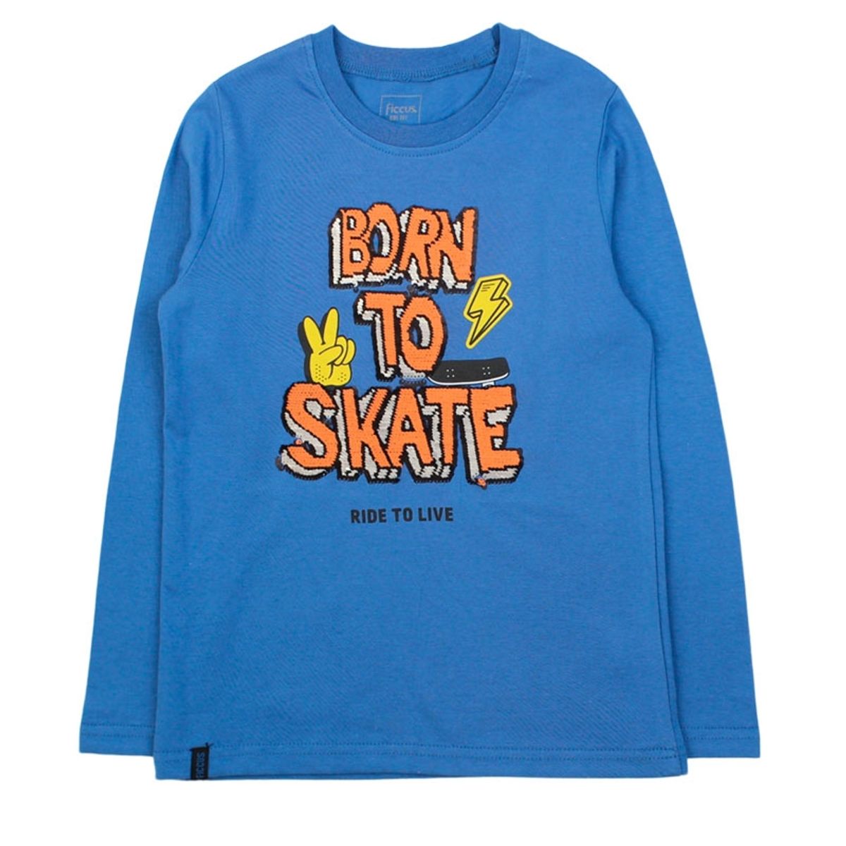 FICCUS - Polera Kids Niño Day To Day Azul
