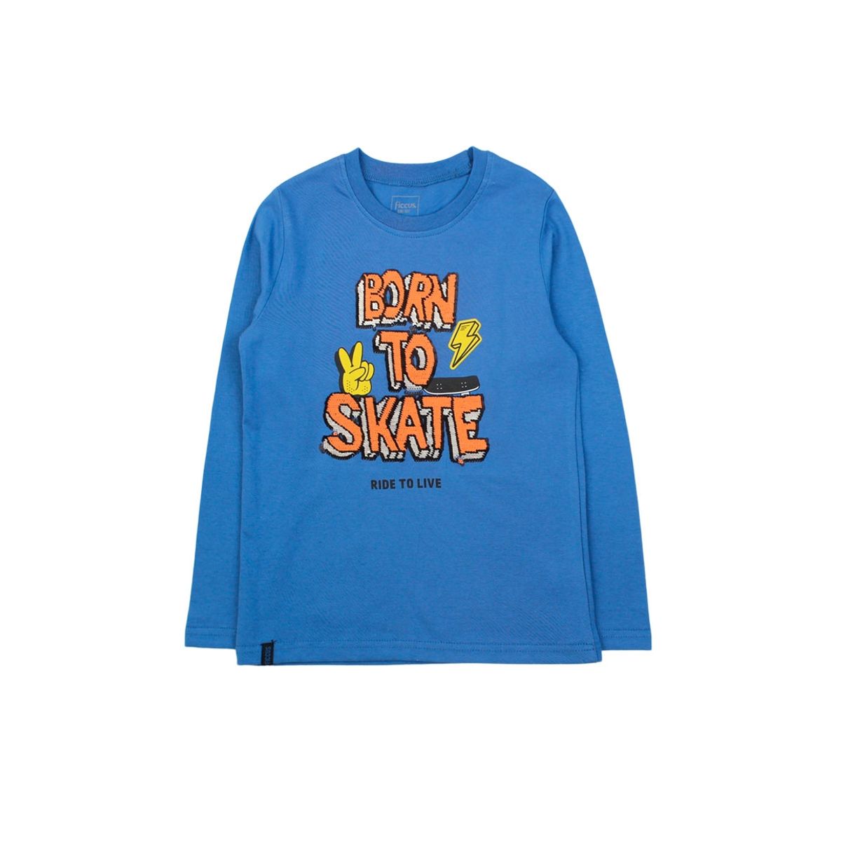 FICCUS - Polera Kids Niño Day To Day Azul