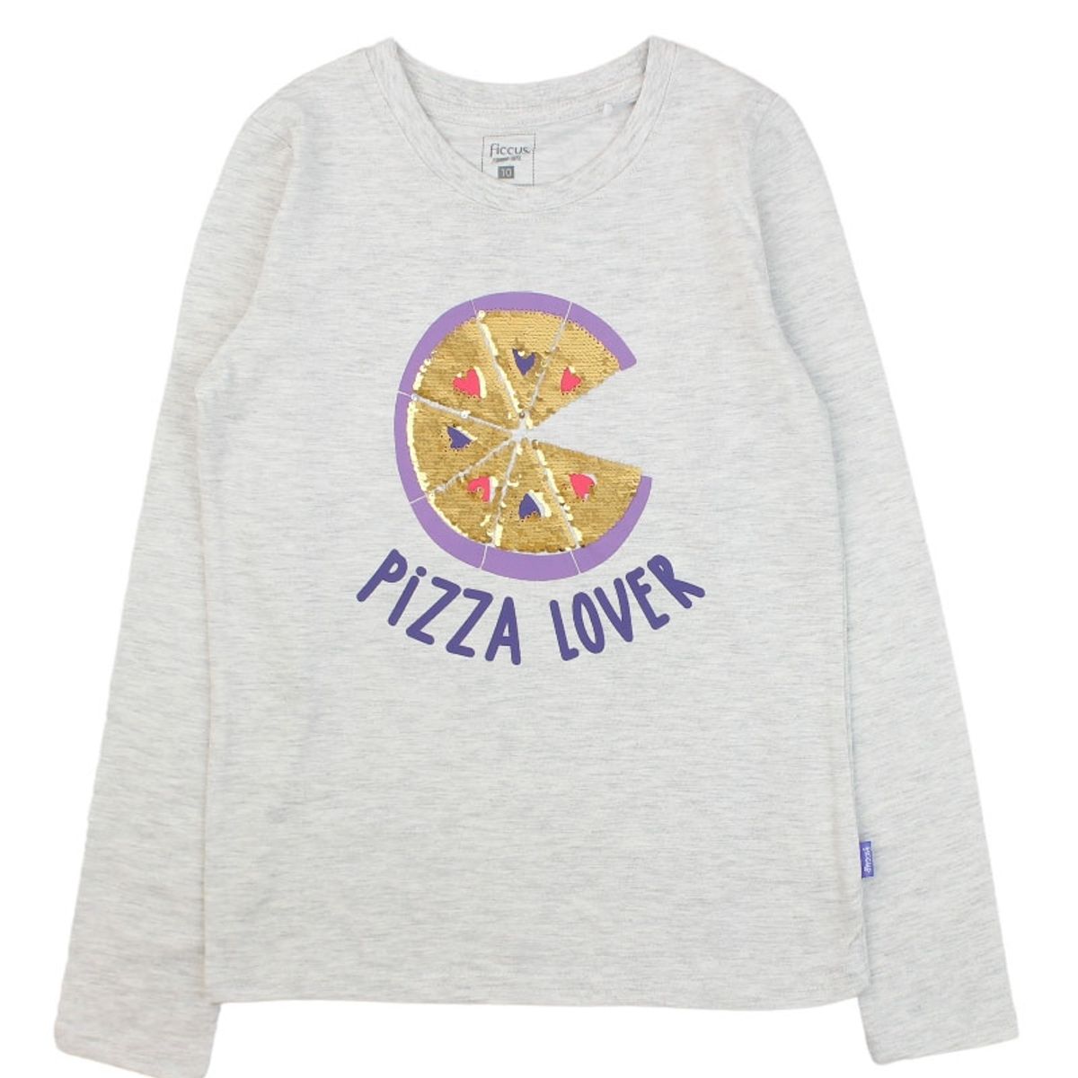 FICCUS - Polera Junior Niña Day To Day Gris_.