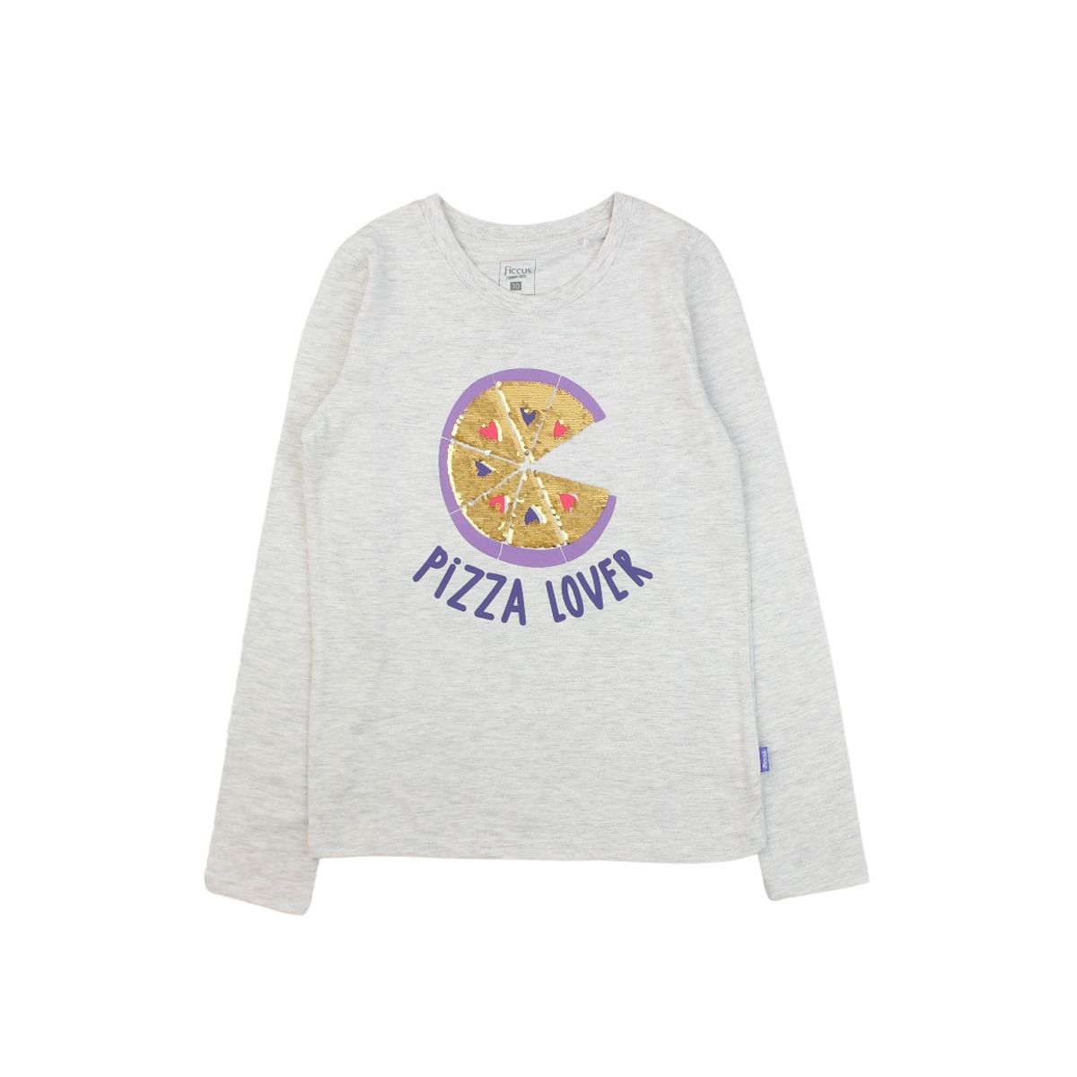 FICCUS - Polera Junior Niña Day To Day Gris_.