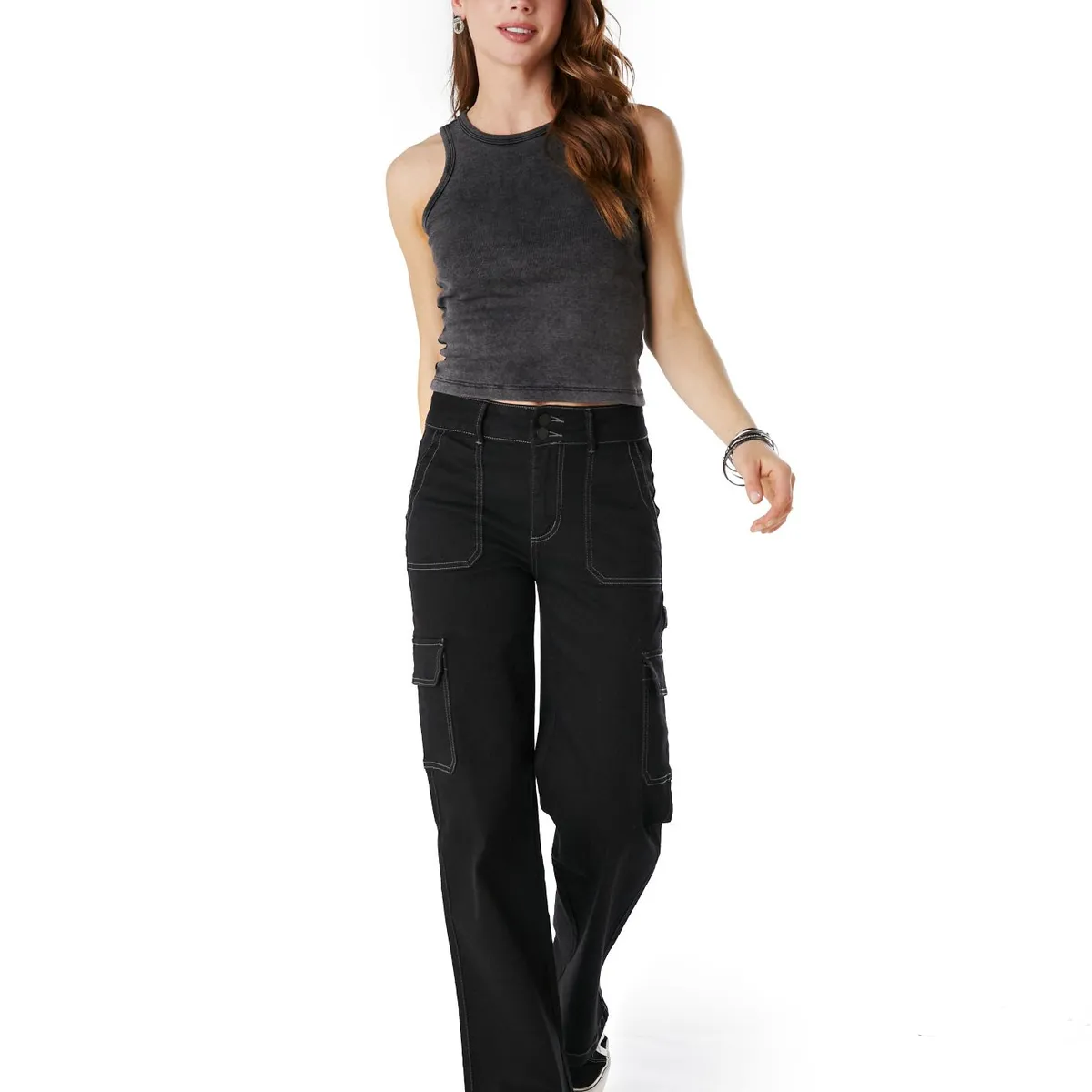 EFESIS - Jeans Palazzo Tiro Medio Mujer Efesis