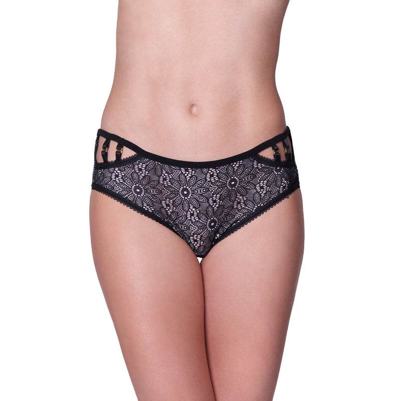 BAZIANI - Calzón Bikini Encaje Flores 20494