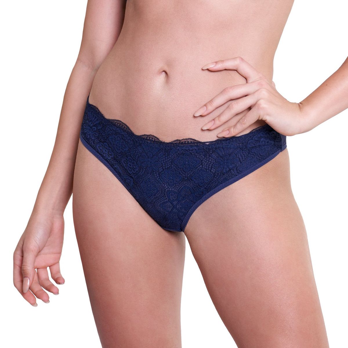 BAZIANI - Calzón Bikini Encaje Mujer 20490