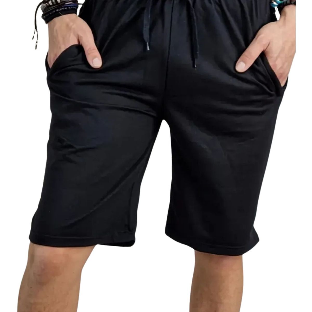 LOOK SHOP - Short Deportivo Líneas Hombre. Bolsillos 936