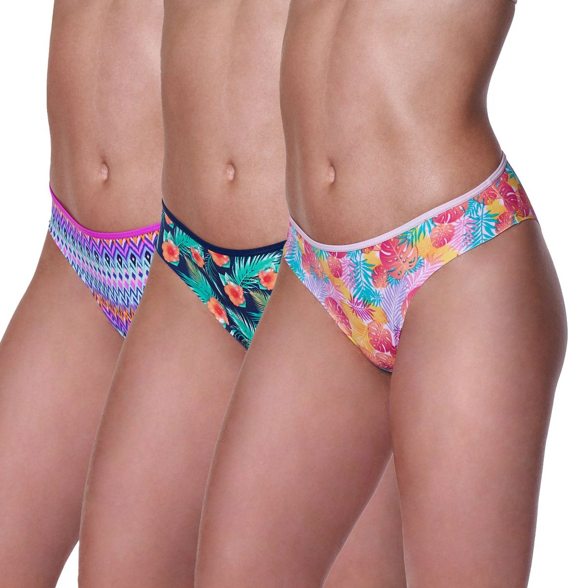 BAZIANI - Pack 3 Calzones Bikini Microfibra 20562
