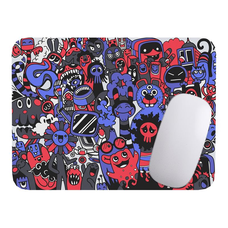 GENERICO - Mouse Pad monstruos - 17cm X 21cm D7