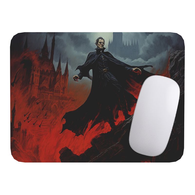 GENERICO - Mouse Pad monstruos Drácula - 17cm X 21cm D12