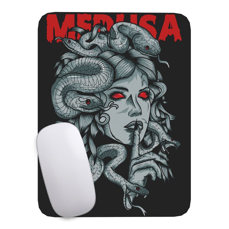 GENERICO - Mouse Pad monstruos Medusa - 17cm X 21cm D16