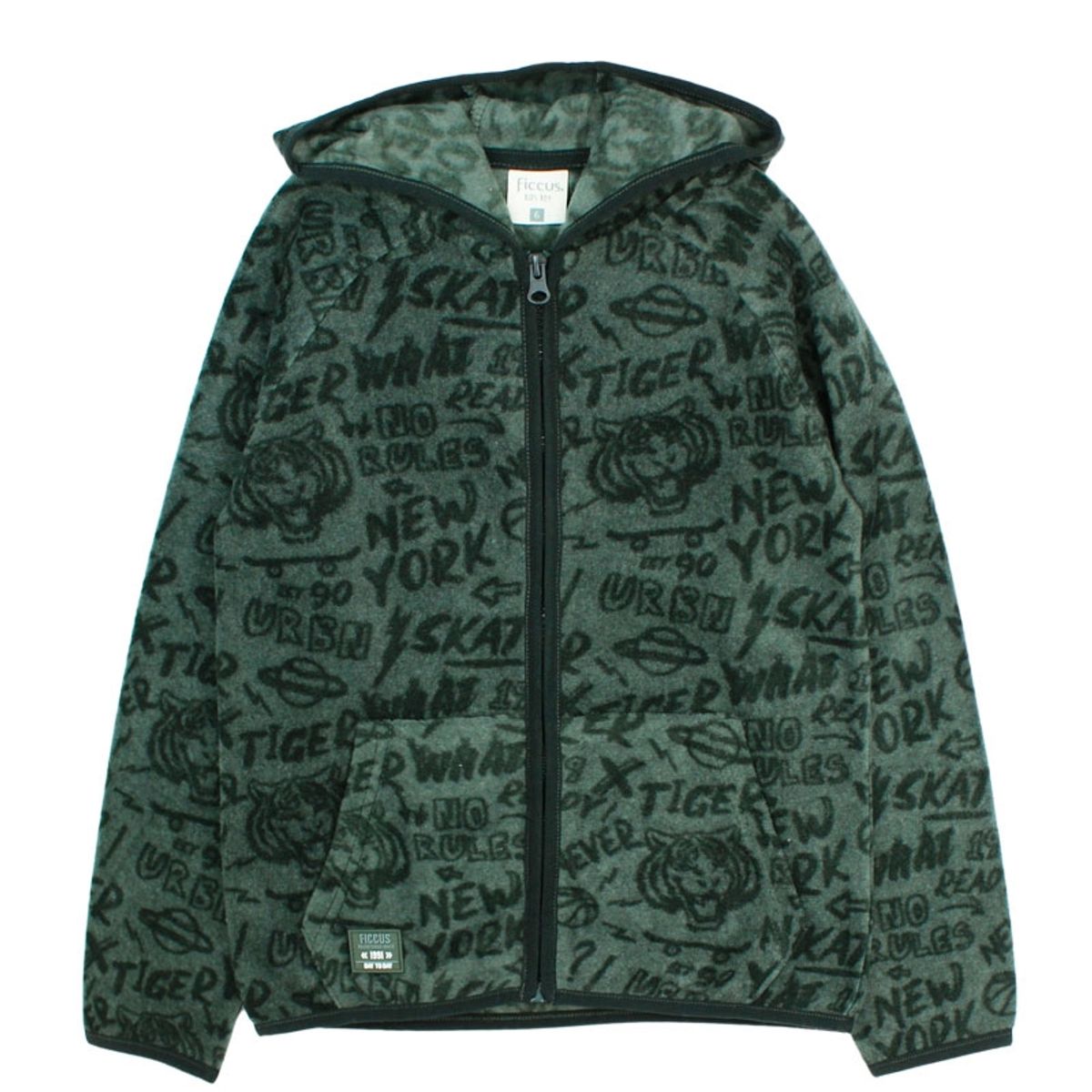 FICCUS - Polerón Kids Niño Day To Day Verde