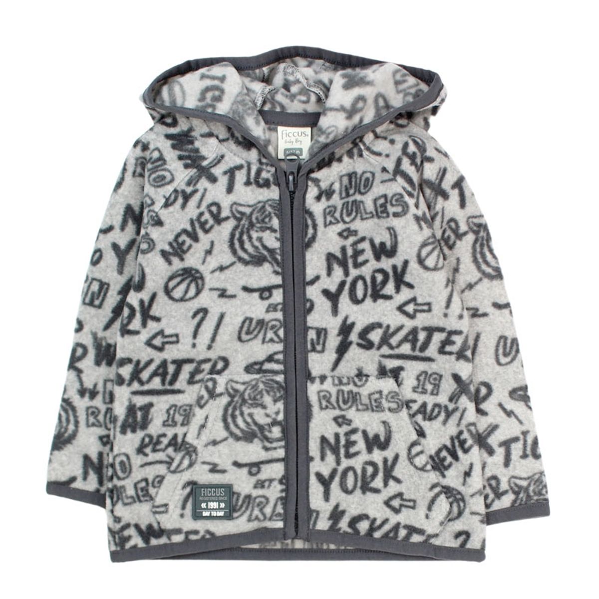 FICCUS - Polerón Bebé Niño Day To Day Gris