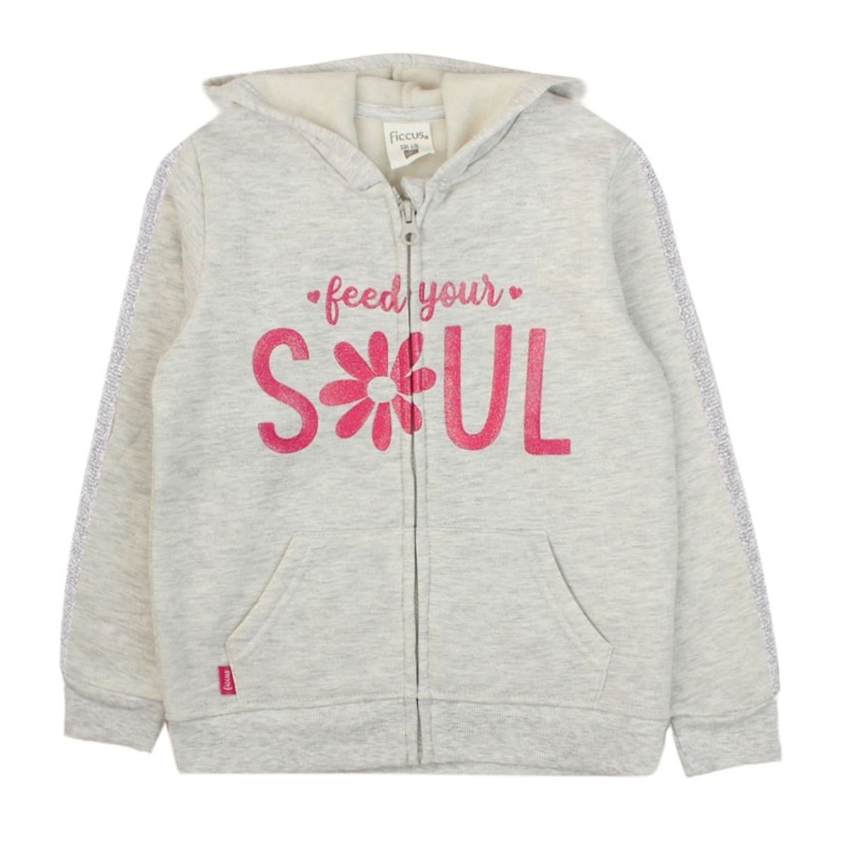 FICCUS - Polerón Kids Niña Day To Day Gris