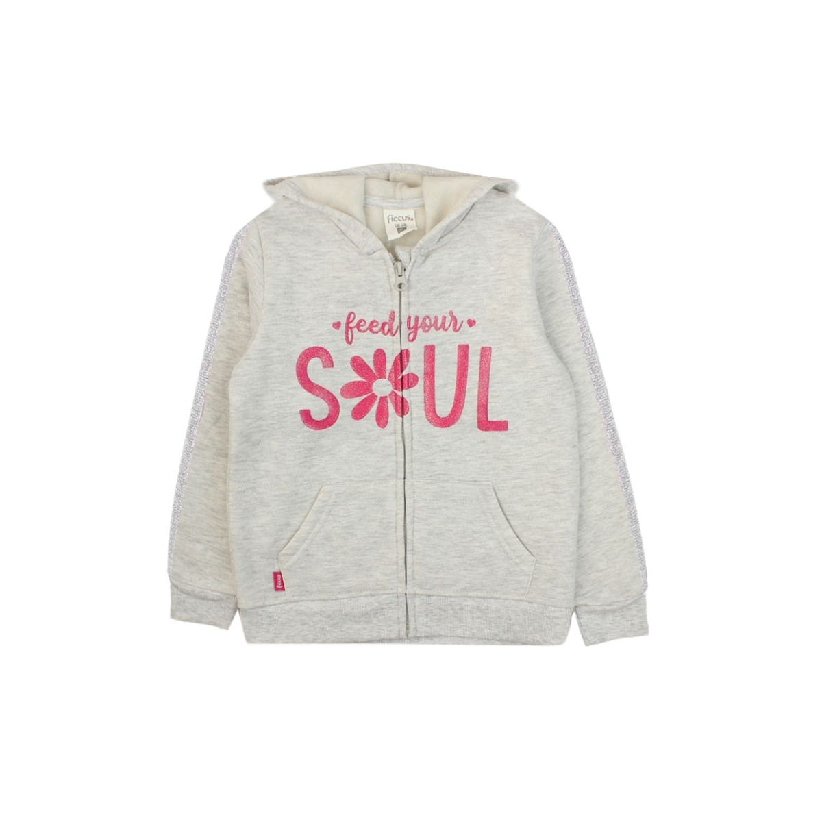 FICCUS - Polerón Kids Niña Day To Day Gris