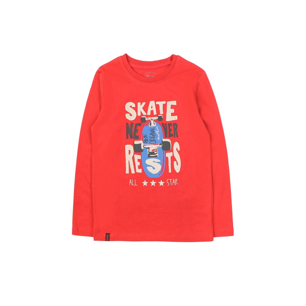 FICCUS - Polera Kids Niño Day To Day Rojo