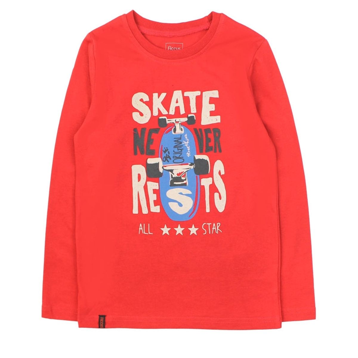 FICCUS - Polera Kids Niño Day To Day Rojo
