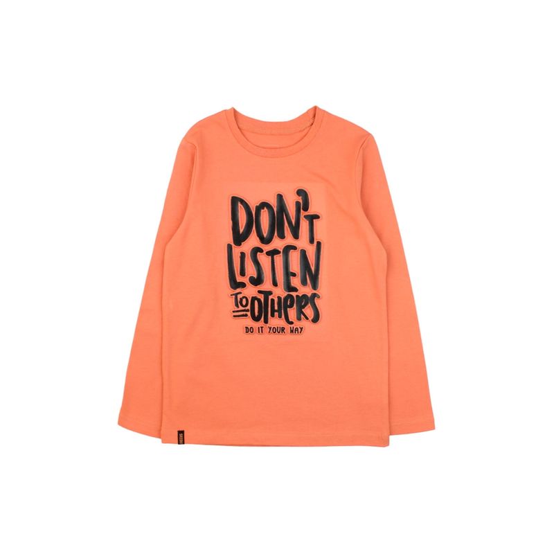FICCUS - Polera Kids Niño Day To Day Naranjo