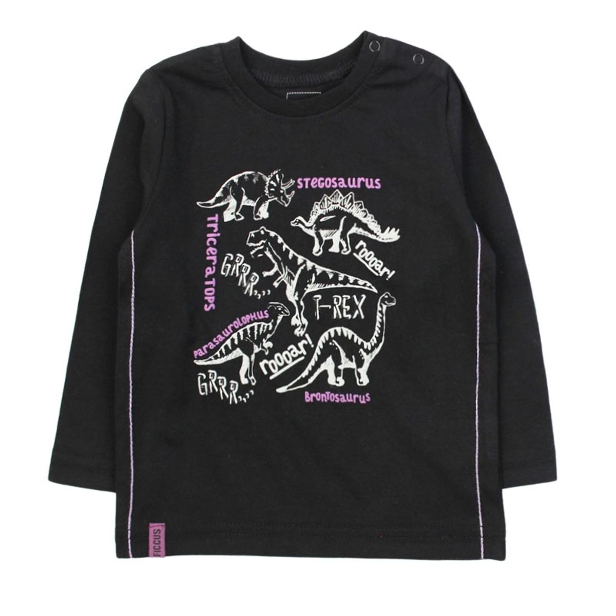 FICCUS - Polera Bebé Niño Day To Day Negro