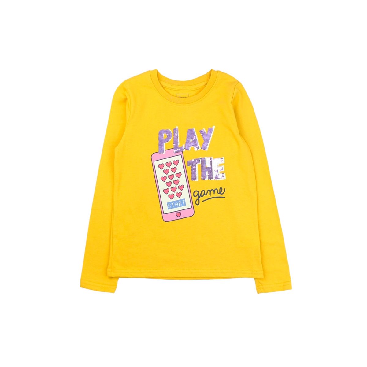 FICCUS - Polera Kids Niña Day To Day Amarillo Topacio