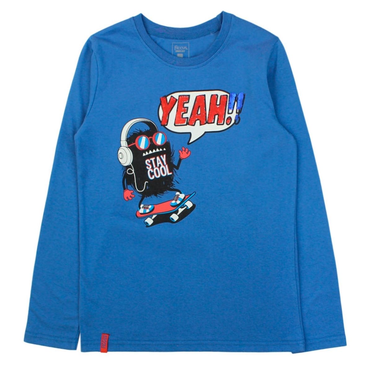 FICCUS - Polera Junior Niño Day To Day Azul