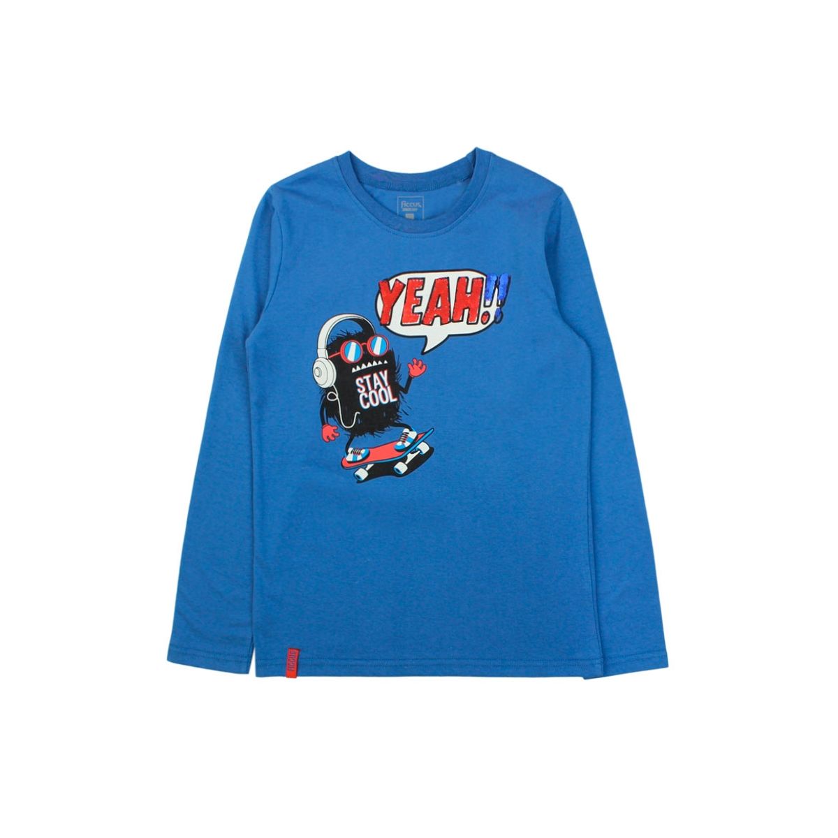 FICCUS - Polera Junior Niño Day To Day Azul
