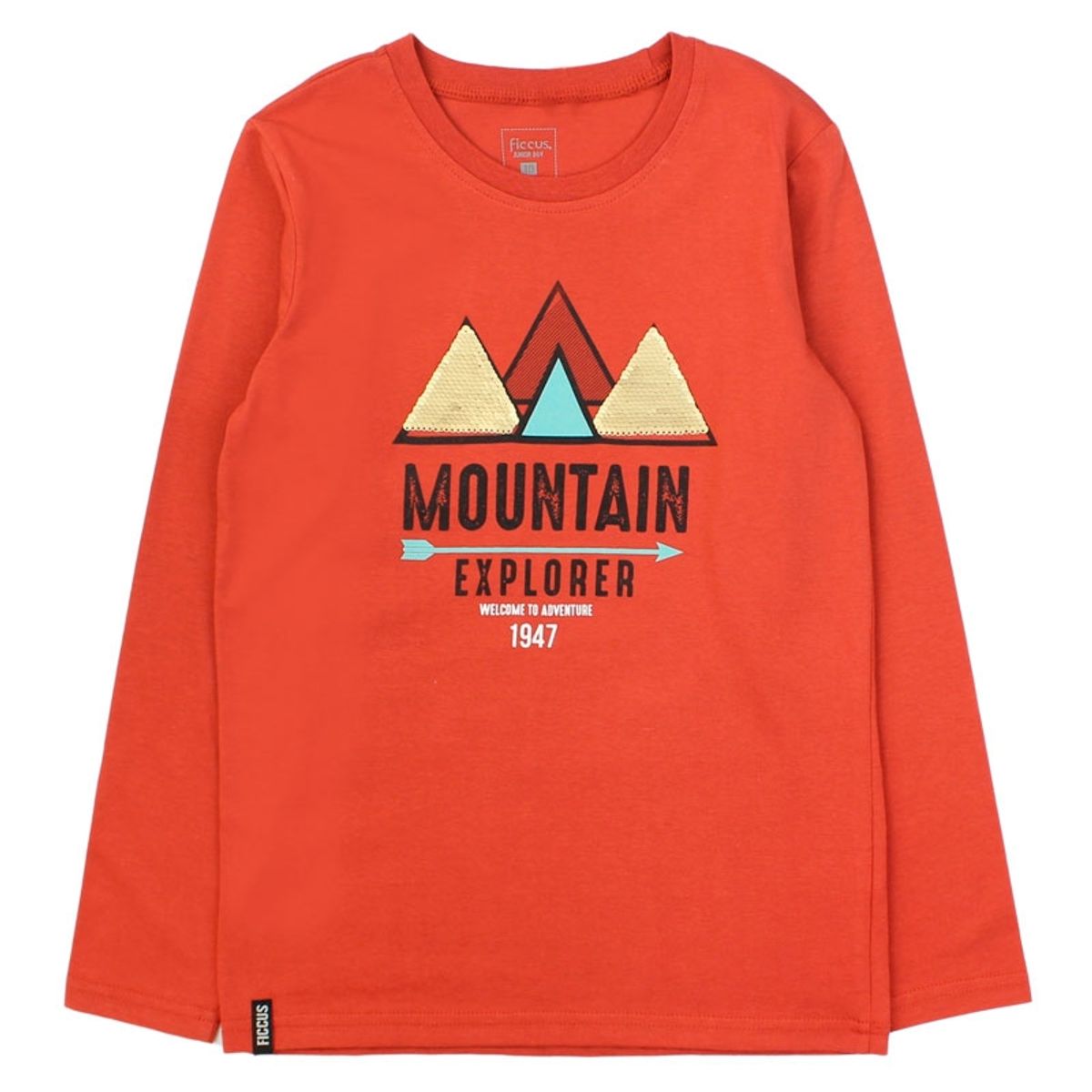 FICCUS - Polera Junior Niño Day To Day Naranjo