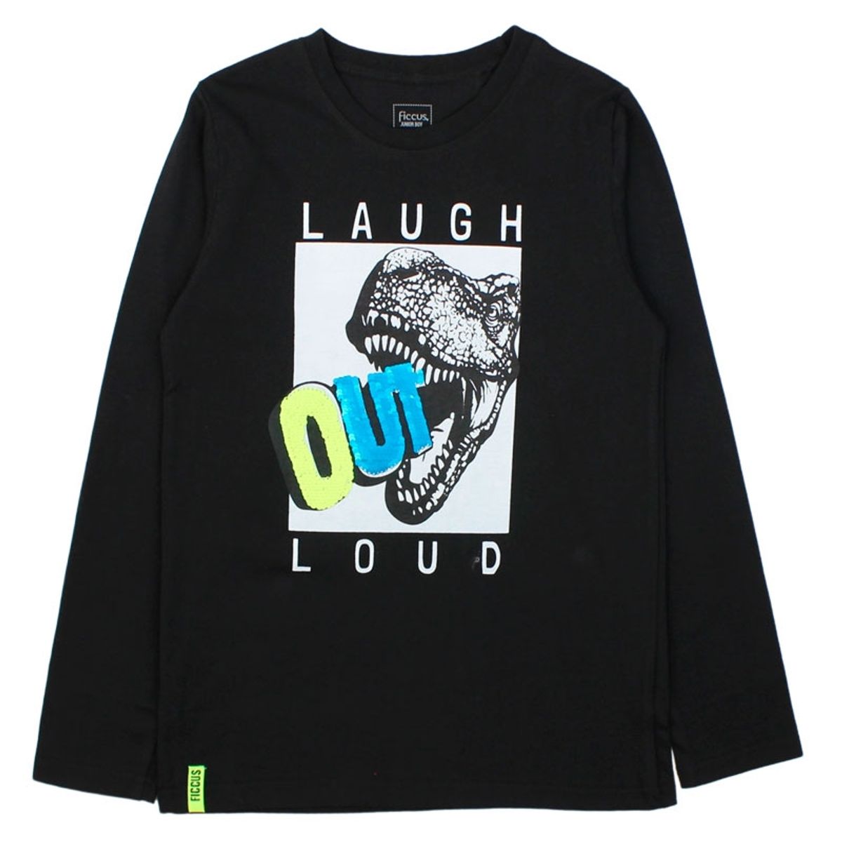 FICCUS - Polera Junior Niño Day To Day Negro