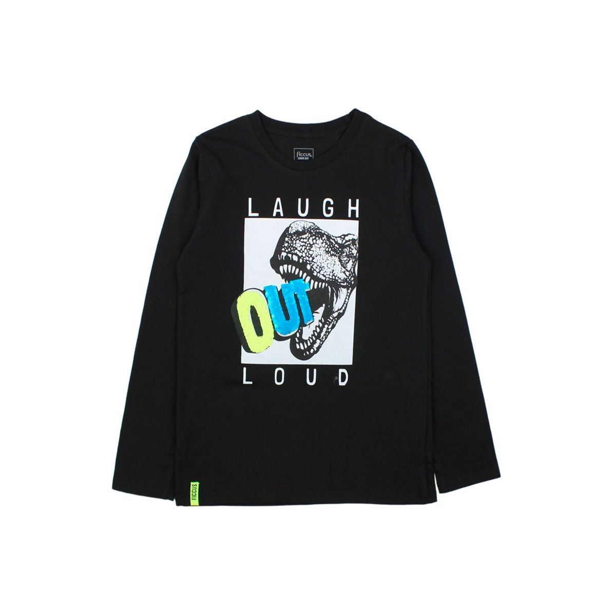 FICCUS - Polera Junior Niño Day To Day Negro