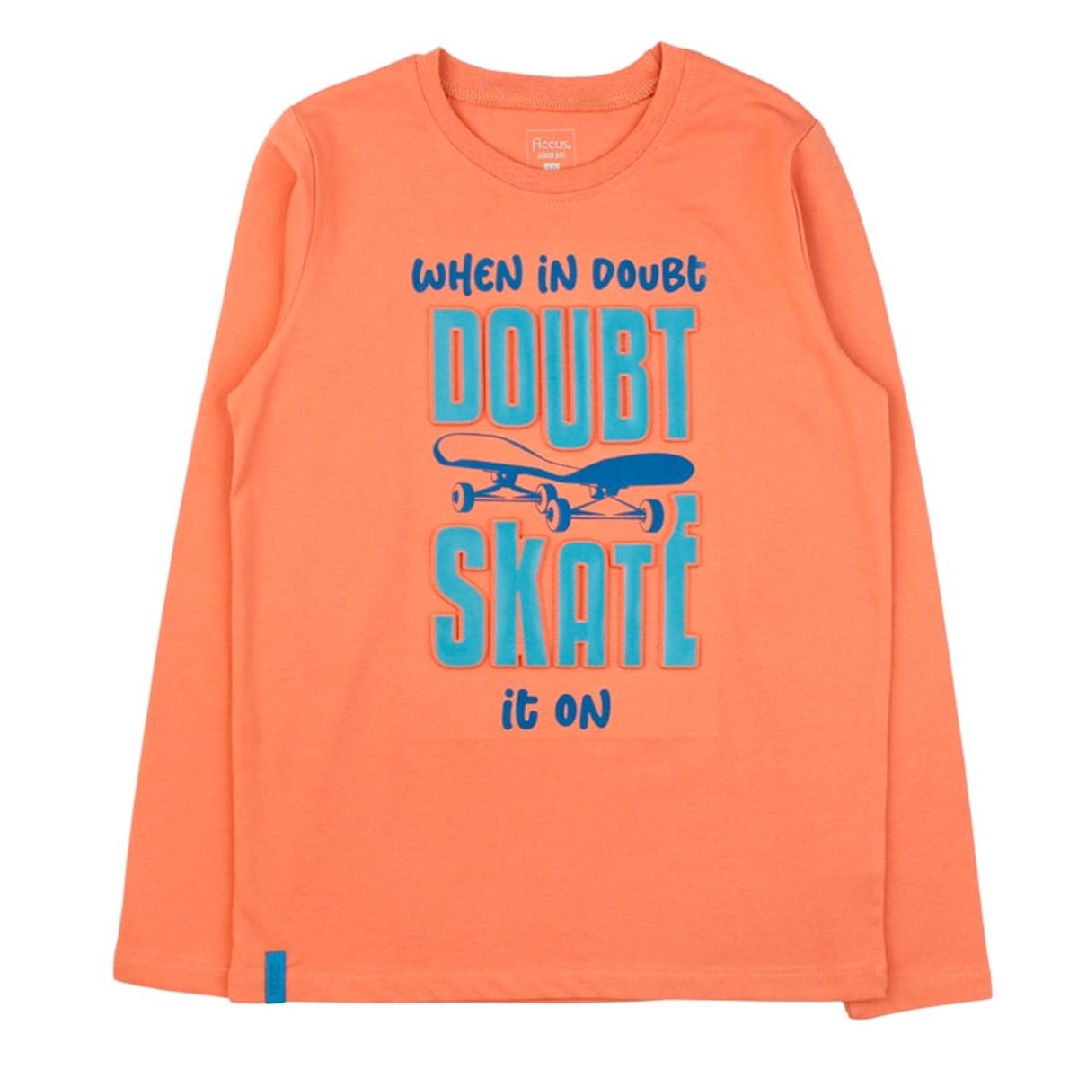 FICCUS - Polera Junior Niño Day To Day Naranjo