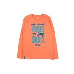 FICCUS - Polera Junior Niño Day To Day Naranjo