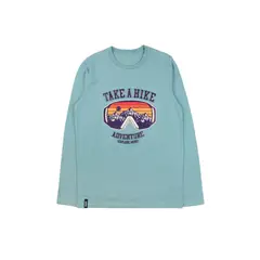 FICCUS - Polera Junior Niño Day To Day Verde Aguamarina