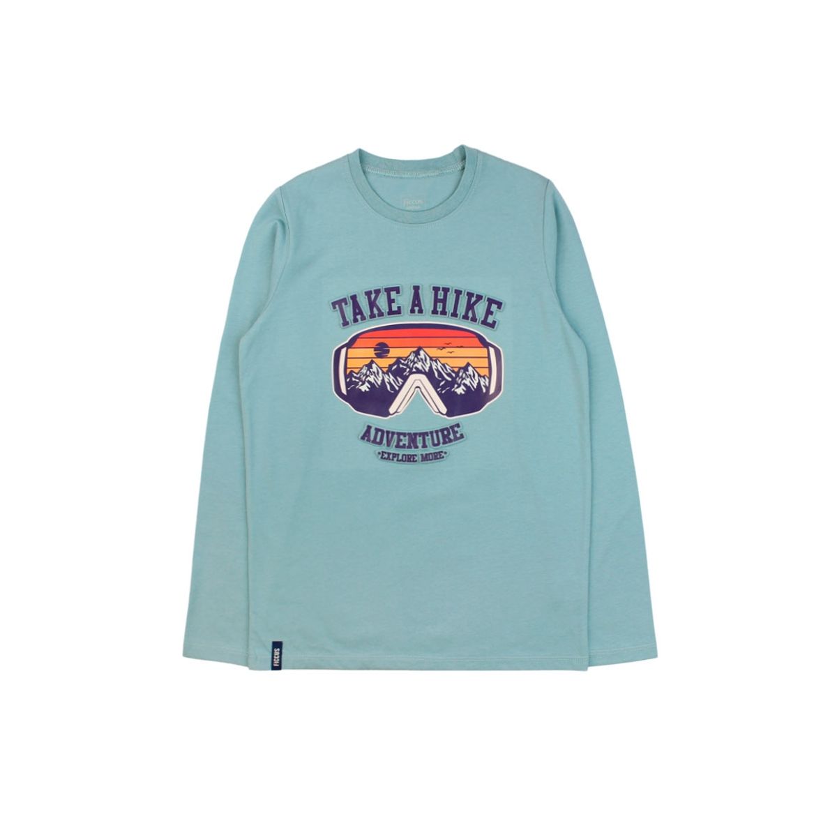 FICCUS - Polera Junior Niño Day To Day Verde Aguamarina