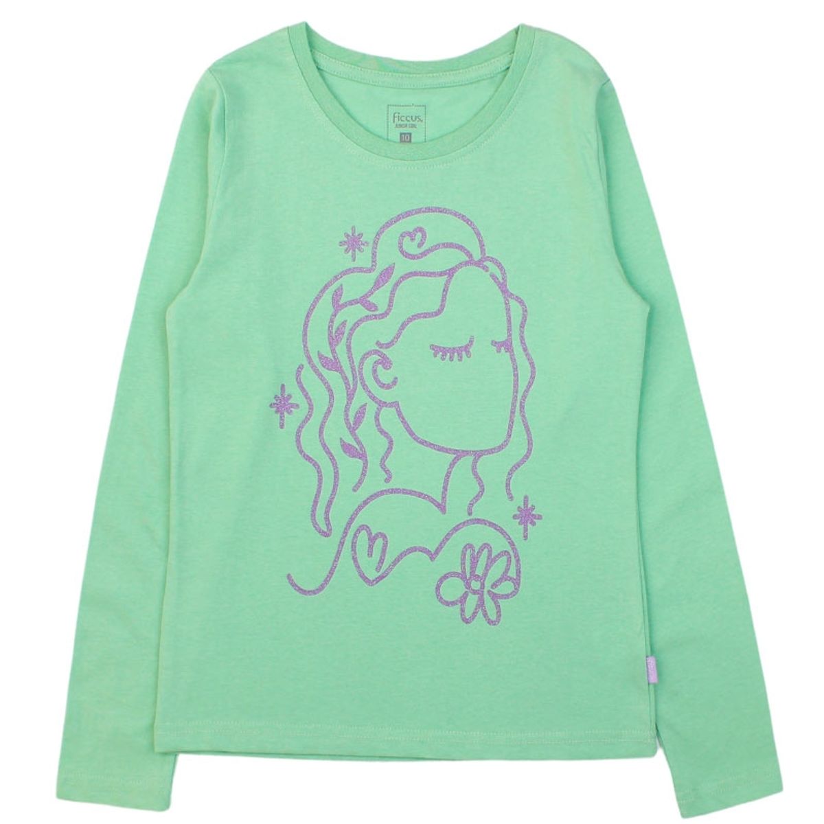 FICCUS - Polera Junior Niña Day To Day Verde_.