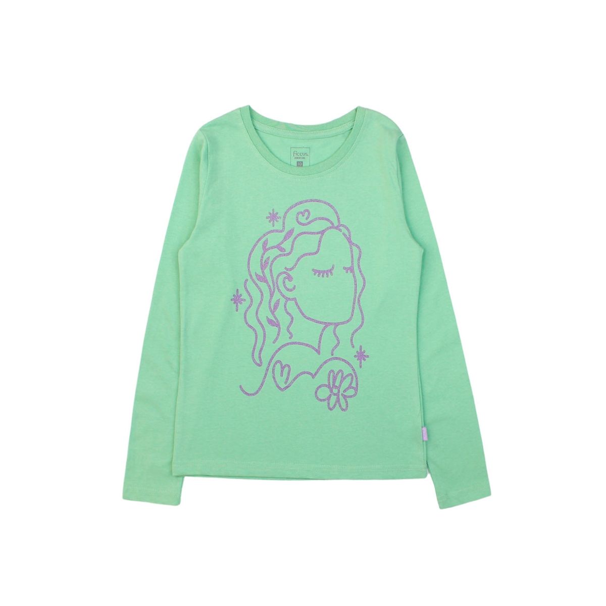 FICCUS - Polera Junior Niña Day To Day Verde_.