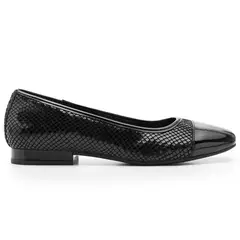FLEXI - Ballerina Mujer Cuero Kirsten 119903 Negro
