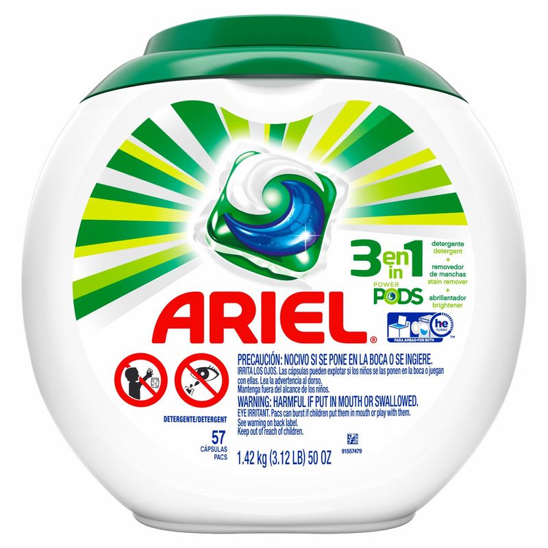 ARIEL - ARIEL DETERGENTE CAPSULAS PODS AB 57CT